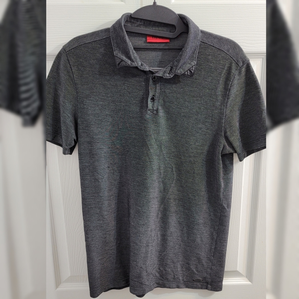 HUGO by hugo boss gray polo shirt